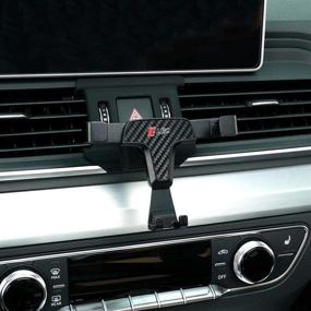 img 2 attached to Audi Q5 Phone Holder: Adjustable Air Vent & Dashboard Mount for iPhone & Samsung 4.7/5 Inches