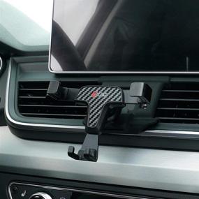 img 4 attached to Audi Q5 Phone Holder: Adjustable Air Vent & Dashboard Mount for iPhone & Samsung 4.7/5 Inches