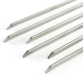 img 3 attached to 🍢 Norpro 14-Inch Stainless Steel Skewers, Set of 6, Silver