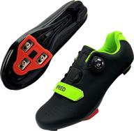 🚴 women's road bike shoes cycling shoes with cleats set - compatible with spd sl delta cleats - indoor cycling shoes for women logo