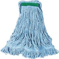 🧹 rubbermaid commercial super stitch blend mop - medium, blue - fgd21206bl00: superior cleaning performance logo