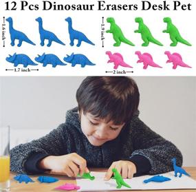 img 2 attached to 🦖 Dazzling Dinosaur Birthday Keychains: Unleash the Fun with Leesgel's Vibrant Supplies!