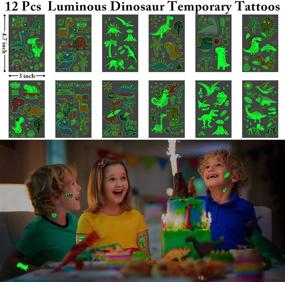 img 3 attached to 🦖 Dazzling Dinosaur Birthday Keychains: Unleash the Fun with Leesgel's Vibrant Supplies!