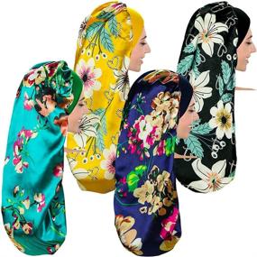 img 4 attached to 🌺 Dreadlock Floral Patterns Sleeping от XDRISONY: Уникальная стильная и комфортная посиделка