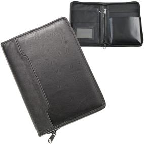 img 4 attached to Optimized High Road Glove Box and Console Organizer for Manual, Registration, and Insurance Documents with Leather-Look Finish