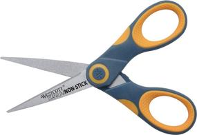 img 3 attached to ✂️ Non-Stick Sewing Scissors: Westcott Titanium Straight