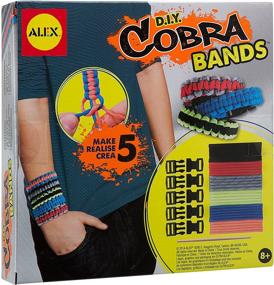 img 3 attached to Cool, Creative and Colorful ALEX Toys Gear Cobra Bands: Exciting Building and Crafting Fun!
