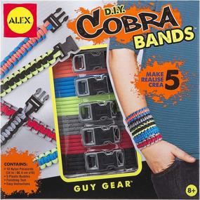 img 4 attached to Cool, Creative and Colorful ALEX Toys Gear Cobra Bands: Exciting Building and Crafting Fun!