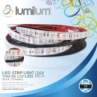 lumilum led strip lights – professional tape lights – 24v dimmable ip54 (16 seasonal decor and seasonal lighting logo