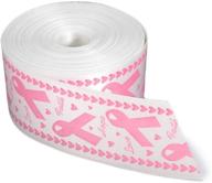 🎀 breast cancer awareness pink satin ribbon roll - fundraising for a cause (10 yards) logo