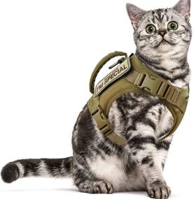 img 4 attached to Tactical Harness Walking Escape Adjustable Cats