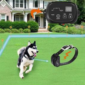 img 4 attached to 🐶 Covono Electric Dog Fence: Versatile 650 Ft Wire, IP66 Waterproof Collar for Reliable Pet Containment