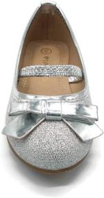 img 3 attached to Adorable Pipiolo Mary Jane Ballerina Flats: Perfect Girls' Shoes and Flats