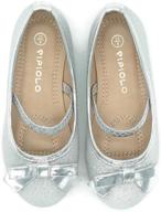 adorable pipiolo mary jane ballerina flats: perfect girls' shoes and flats logo