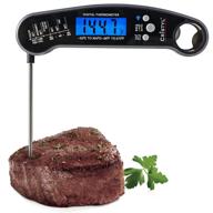 cristyl premium instant read digital meat thermometer - top probe for grilling and cooking, ultra-fast waterproof pre-calibrated design with backlight - ideal for candy, bbq, turkey, and more logo