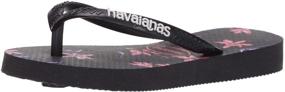 img 4 attached to 👞 Stylish Havaianas Floral Sandal: Black Little Boys' Shoes - Find the Perfect Fit