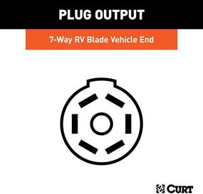 img 1 attached to 🚐 Curt 56401 Vehicle-Side Custom RV Blade 7-Pin Trailer Wiring Harness for Nissan Pathfinder: A Perfect Fit for Your RV Towing Needs