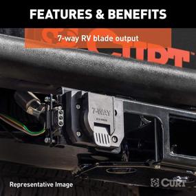 img 2 attached to 🚐 Curt 56401 Vehicle-Side Custom RV Blade 7-Pin Trailer Wiring Harness for Nissan Pathfinder: A Perfect Fit for Your RV Towing Needs