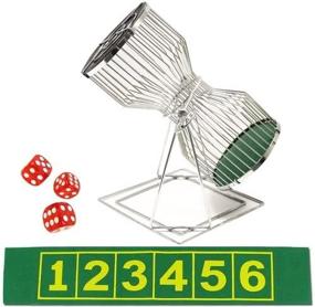 img 1 attached to 🎲 Brybelly Small Chuck-a-Luck Birdcage Game with an 11-inch Size