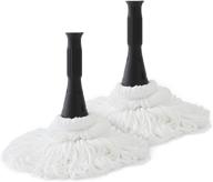 🧹 eyliden mop replacement head - 2pcs microfiber pads for twist mops - wet/dry floor cleaning - suitable for all surfaces logo