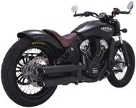 «улучшите свою поездку с vance & hines 3 " twin slash slip-ons matte black 48623» логотип