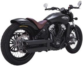 img 1 attached to «Улучшите свою поездку с Vance & Hines 3 " Twin Slash Slip-Ons Matte Black 48623»