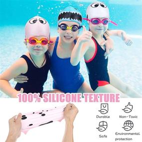 img 1 attached to Silicone Swimming Elastic Waterproof Cartoon