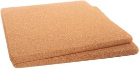 img 4 attached to Cork Trivets Square Kitchen 7 Inch: Stylish & Functional Hot Pad for Countertops