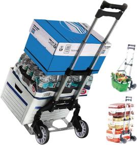 img 3 attached to 🧳 Collapsible Trolley Luggage with Aluminium Frame