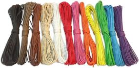 img 1 attached to 🎨 Beautiful Natural Hemp Colored String Variety Pack for Arts and Crafts - 12 Vibrant Colors, 32ft Per Color