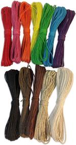 img 2 attached to 🎨 Beautiful Natural Hemp Colored String Variety Pack for Arts and Crafts - 12 Vibrant Colors, 32ft Per Color