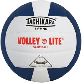 img 1 attached to 🏐 Tachikara SVMNC Volley Lite Volleyball: Stylish Black/White Design for Optimal Performance