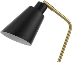 img 2 attached to 💡 Enhance Your Workspace with the Globe Electric 52095 Belmont Desk Lamp in Sleek Black