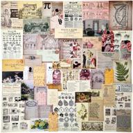 📚 vilikya antique journaling supplies set: decorative stickers, papers, and vintage ephemera for scrapbooking, junk journal, travel diary, and craft art - 59pcs logo