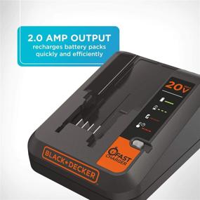 img 2 attached to 🔋 20V MAX Lithium Battery Charger by BLACK+DECKER, 2 Amp (BDCAC202B)