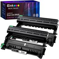 🖨️ e-z ink (tm) совместимый барабан brother dr420 замена для hl-2270dw hl-2280dw hl-2230 hl-2240 mfc-7360n mfc-7860dw dcp-7065dn intellifax 2840 принтер (черный, повышенная производительность, 2 шт.) логотип