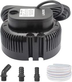 img 4 attached to 🏊 Lnicez Above Ground Pool Cover Pump - Submersible Sump Pump, Efficient Swimming Water Removal Pumps, Drainage Hose &amp; 25 Feet Extra Long Power Cord Included, 850 GPH for In Ground Pools, 3 Adapters