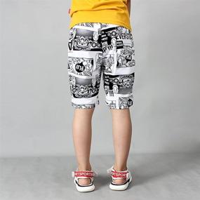 img 1 attached to 🩳 Rolanko Boys Shorts Terry: Stylish & Comfy Summer Clothes for Casual Playwear & Beach Fun - Ages 4-14