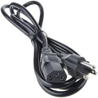 ul listed ac power cord: compatible with ion block rocker, job rocker, explorer portable 🔌 speaker system, ipa76c ipa76a ipa76s ipa23 block party & live wall charger - 3 prong replacement logo