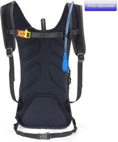 img 2 attached to Opliy Hydration Pack: Lightweight Running Water Backpack with 2L Bladder for Women and Men