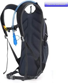 img 3 attached to Opliy Hydration Pack: Lightweight Running Water Backpack with 2L Bladder for Women and Men