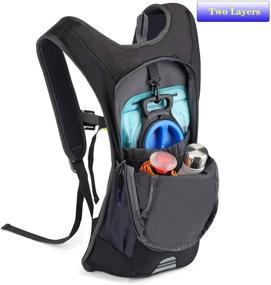 img 1 attached to Opliy Hydration Pack: Lightweight Running Water Backpack with 2L Bladder for Women and Men