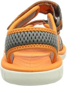 img 2 attached to Сандалии для серфинга Clarks Orange Textile