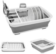 🧼 premium collapsible dish drying rack - convenient portable dish drainer for kitchen, rv campers, and more логотип