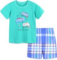 🚁 toddler boys' clothing set: helicopter sheeve t shirt with undershirt logo