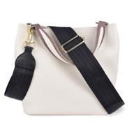 cloudmusic handbag strap replacement crossbody strap purse strap for women girls (black) logo