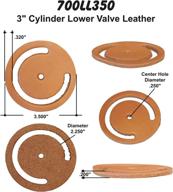 💪 merrill mfg 700ll350 3-1/2" universal lower valve leather: durable and versatile solution for optimal performance logo