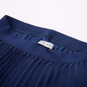 img 1 attached to 👗 Waist Elastic Pleated KK659 3 Length Women's Clothing Skirts for Improved SEO