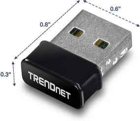 img 3 attached to TRENDnet TEW-808UBM Микро адаптер беспроводной связи AC1200, MU-MIMO, Двухдиапазонный 2.4ГГц/5ГГц, Поддержка Windows/Mac – TEW-808UBM (Черный)