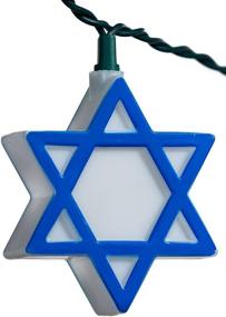 img 1 attached to 🕎 Kurt Adler Hanukkah Star of David Light Set, UL Listed, 10-Lights